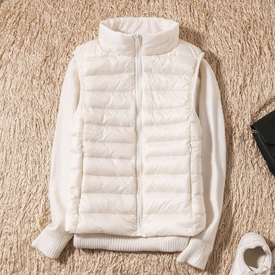 Sibylle® | Nieuw Wintervest met Witte Eendenveren