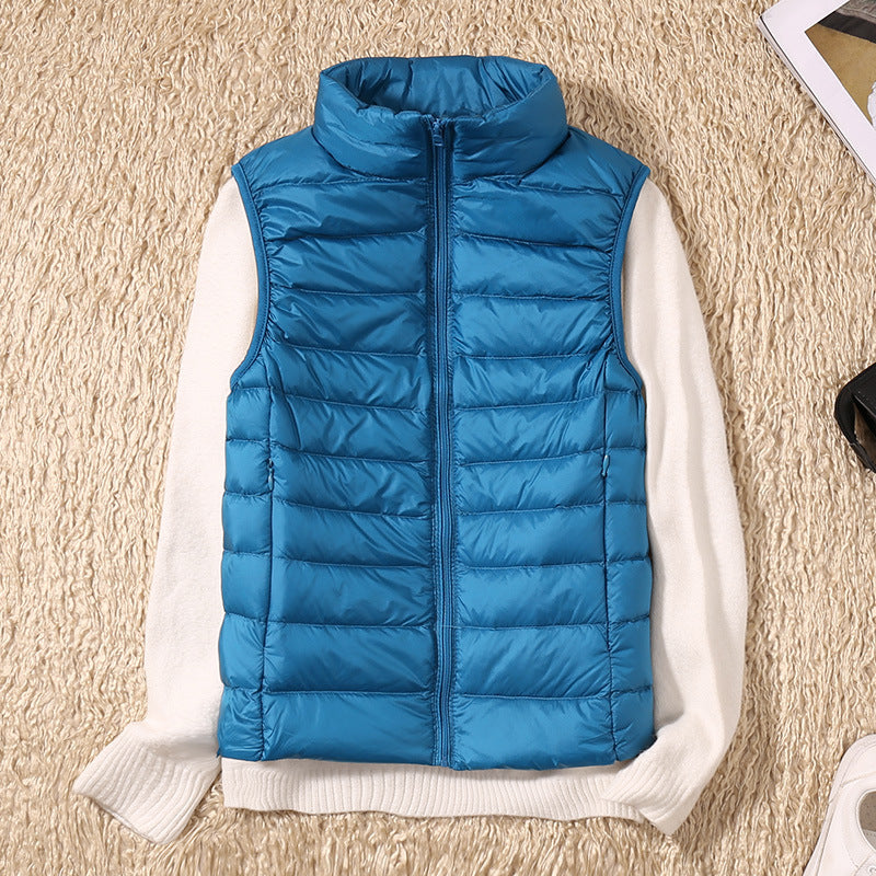 Sibylle® | Nieuw Wintervest met Witte Eendenveren