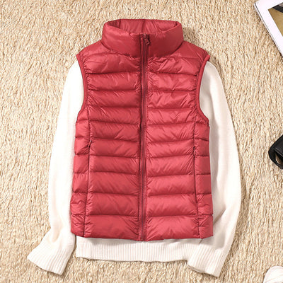 Sibylle® | Nieuw Wintervest met Witte Eendenveren