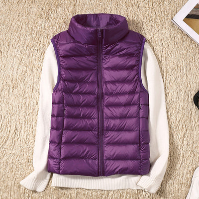 Sibylle® | Nieuw Wintervest met Witte Eendenveren