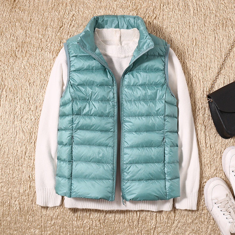 Sibylle® | Nieuw Wintervest met Witte Eendenveren