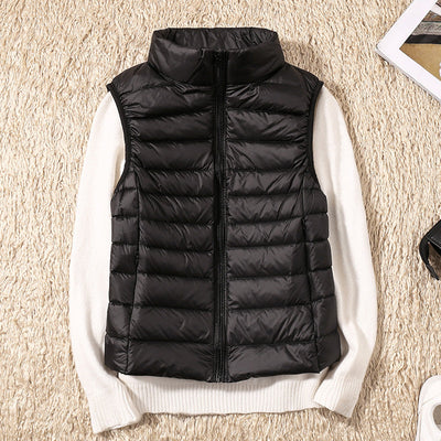 Sibylle® | Nieuw Wintervest met Witte Eendenveren