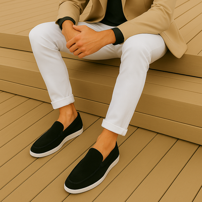 Timo | Elegante Suède Loafers