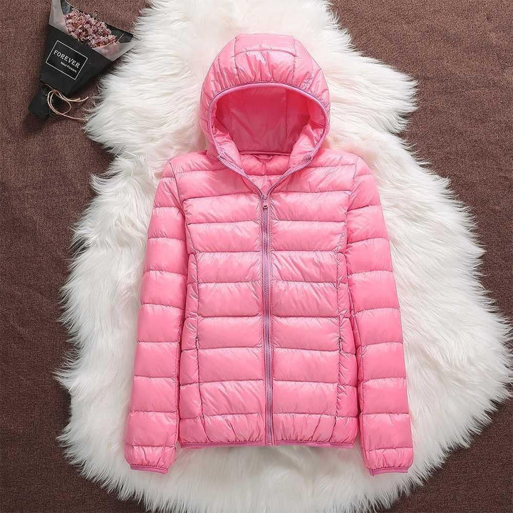 Roswitha® | Nieuwe Winterjas met Witte Eendenveren