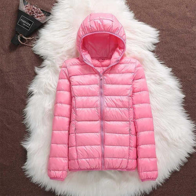 Roswitha® | Nieuwe Winterjas met Witte Eendenveren