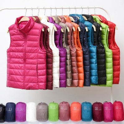 Sibylle® | Nieuw Wintervest met Witte Eendenveren