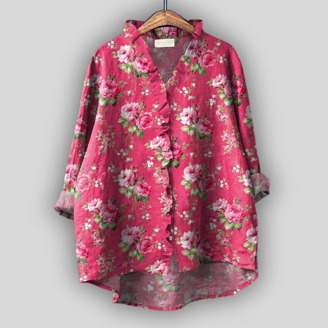 Birgit - Bloemenblouse