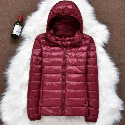 Roswitha® | Nieuwe Winterjas met Witte Eendenveren