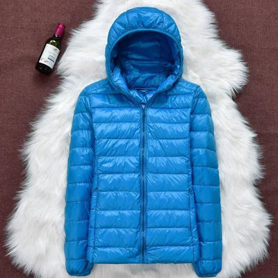 Roswitha® | Nieuwe Winterjas met Witte Eendenveren