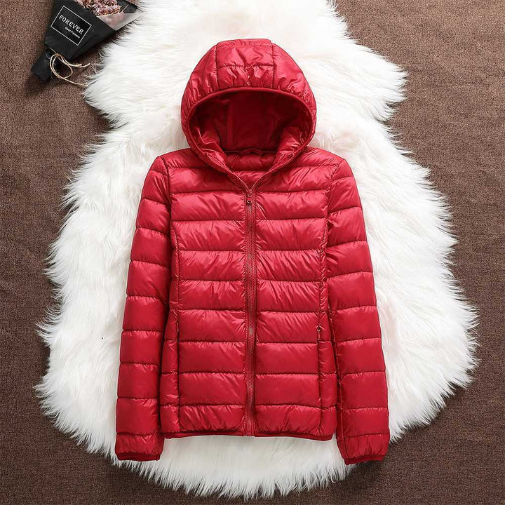 Roswitha® | Nieuwe Winterjas met Witte Eendenveren