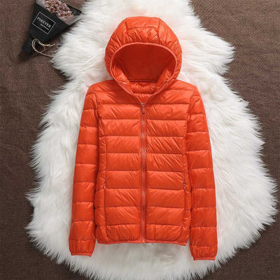 Roswitha® | Nieuwe Winterjas met Witte Eendenveren