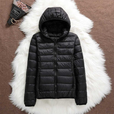 Roswitha® | Nieuwe Winterjas met Witte Eendenveren