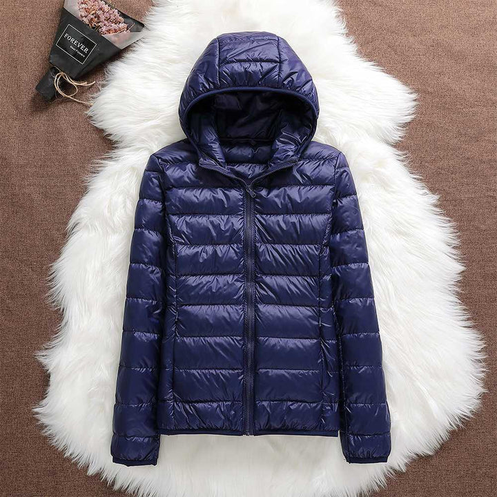 Roswitha® | Nieuwe Winterjas met Witte Eendenveren