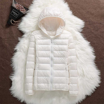 Roswitha® | Nieuwe Winterjas met Witte Eendenveren