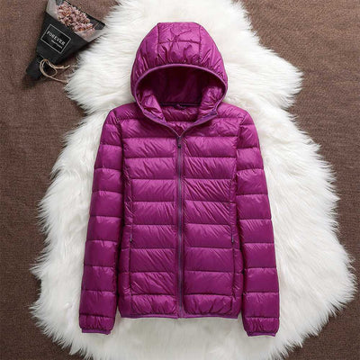 Roswitha® | Nieuwe Winterjas met Witte Eendenveren