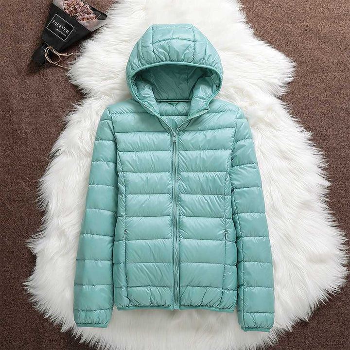 Roswitha® | Nieuwe Winterjas met Witte Eendenveren