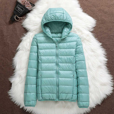 Roswitha® | Nieuwe Winterjas met Witte Eendenveren