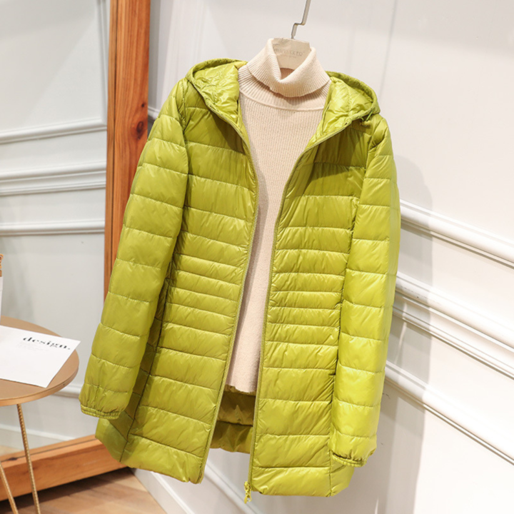 Roswitha® | Nieuwe Winterjas met Witte Eendenveren